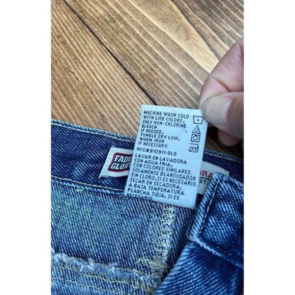 Vintage Faded Glory Western Cow Girl Style Blue Denim Skirt Women's 14 - Picture 6 of 8